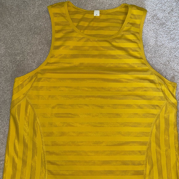 lululemon athletica Tops - Lululemon Tank Top Yellow Size 6